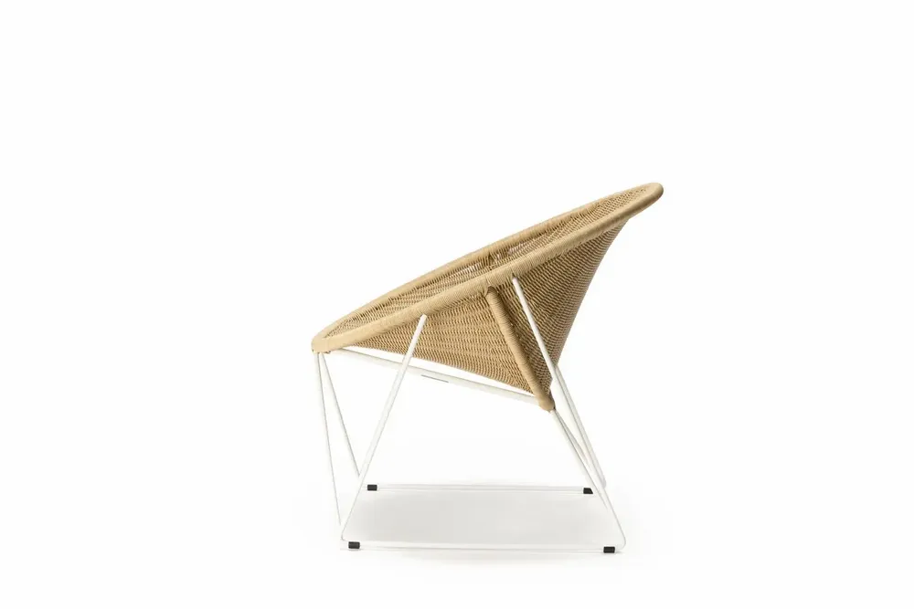 Chaises longues - C317 lounge chair cadre blanc intérieur & exterieur | fauteuils - FEELGOOD DESIGNS