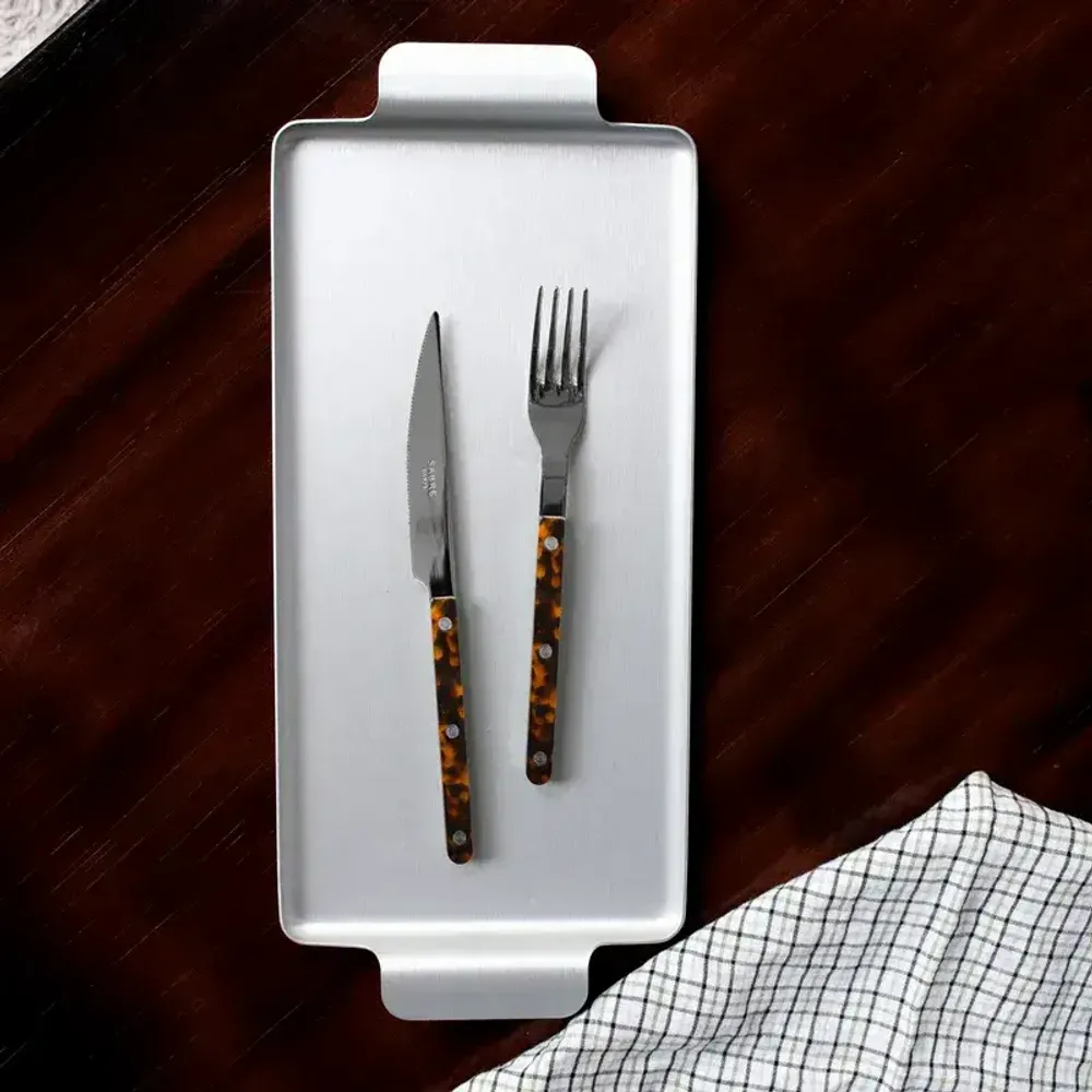 Ménagères - Set de 4 couverts de table - Bistrot, Effet Écaille - SABRE PARIS