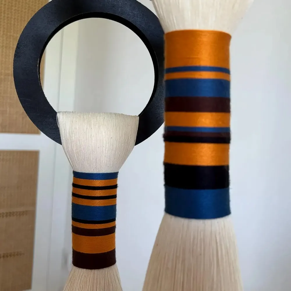 Decorative objects - Unity Totems: 2-Piece Handmade Desktop Sculpture Set - SARMAL DESIGN