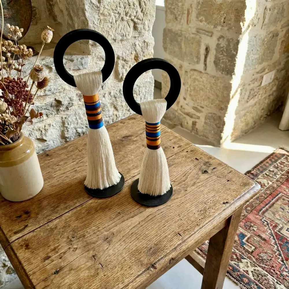 Decorative objects - Unity Totems: 2-Piece Handmade Desktop Sculpture Set - SARMAL DESIGN
