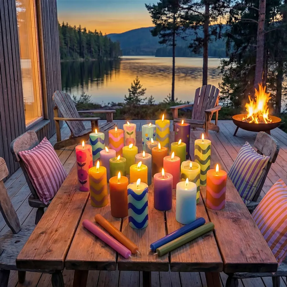 Candles - Pillar candles GLUMI - TRANQUILLO