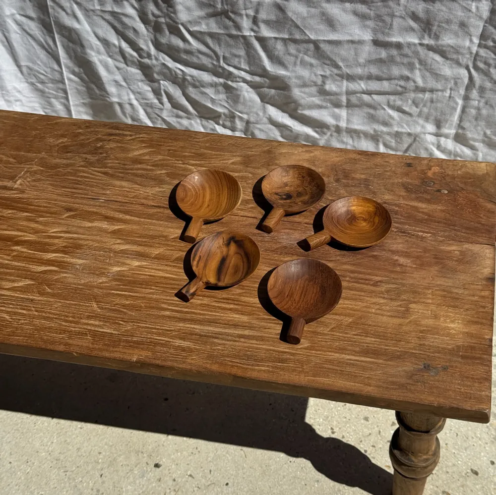 Bowls - Teak mini bowl, plate, presentation platter L12 D9 - OFFICE OBJETS