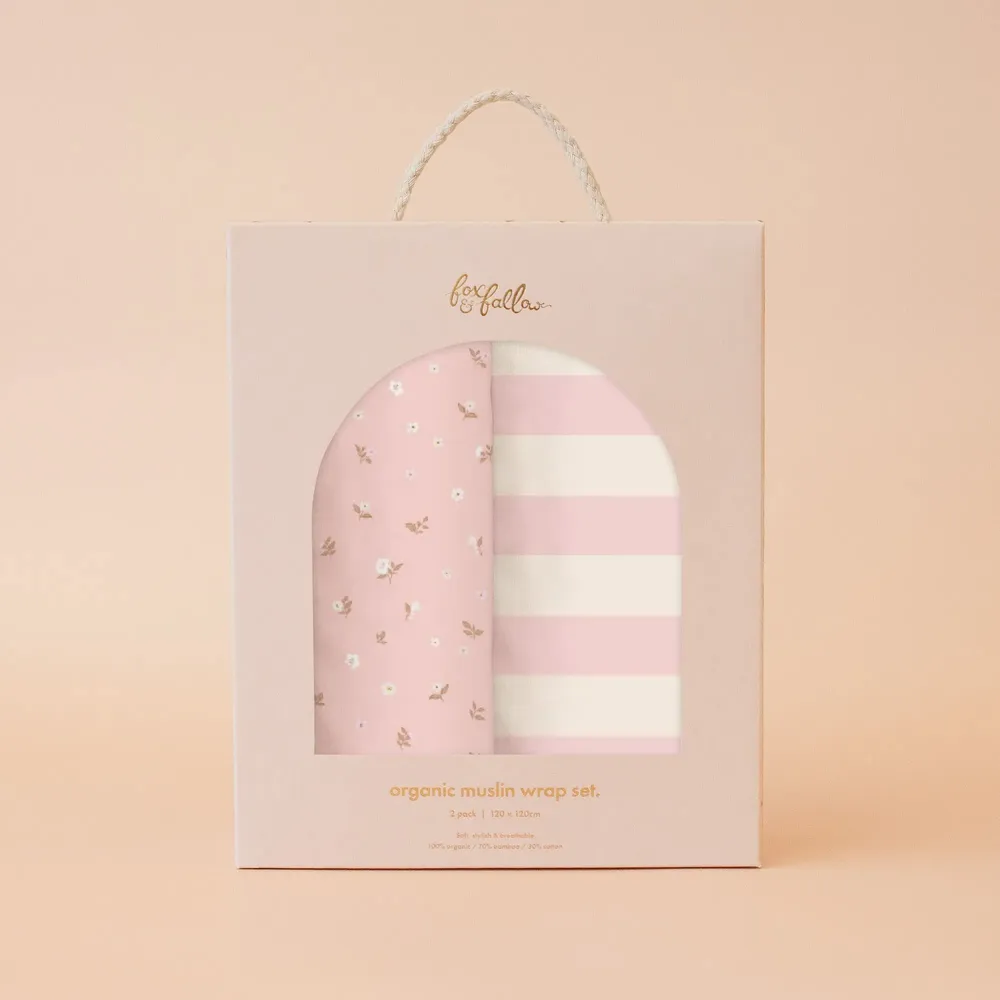 Linge de lit enfant - Wraps en mousseline - FOX & FALLOW