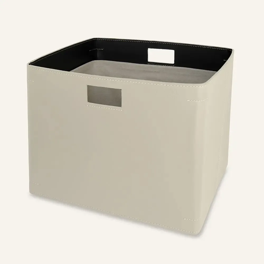 Paniers à linge - Panier à linge cuir avec poignées NOEGI - LIMAC DESIGN
