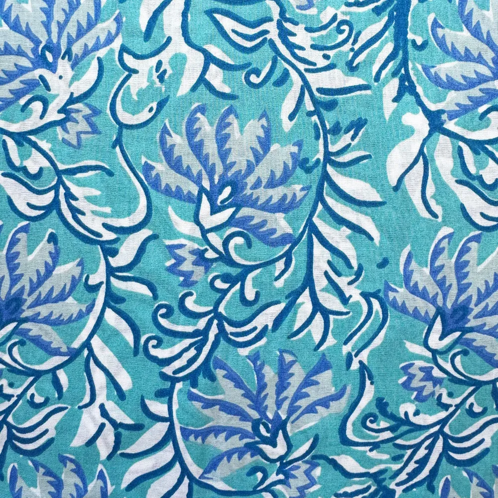 Sleepwear - Cotton Pyjamas - Jaipur Blue & Turquoise - LIME TREE DESIGN