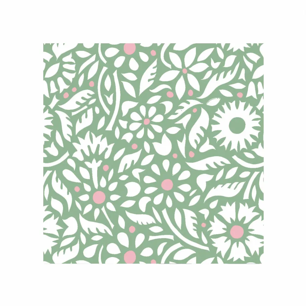 Sleepwear - Cotton Pyjamas - Flora Pastel - LIME TREE DESIGN