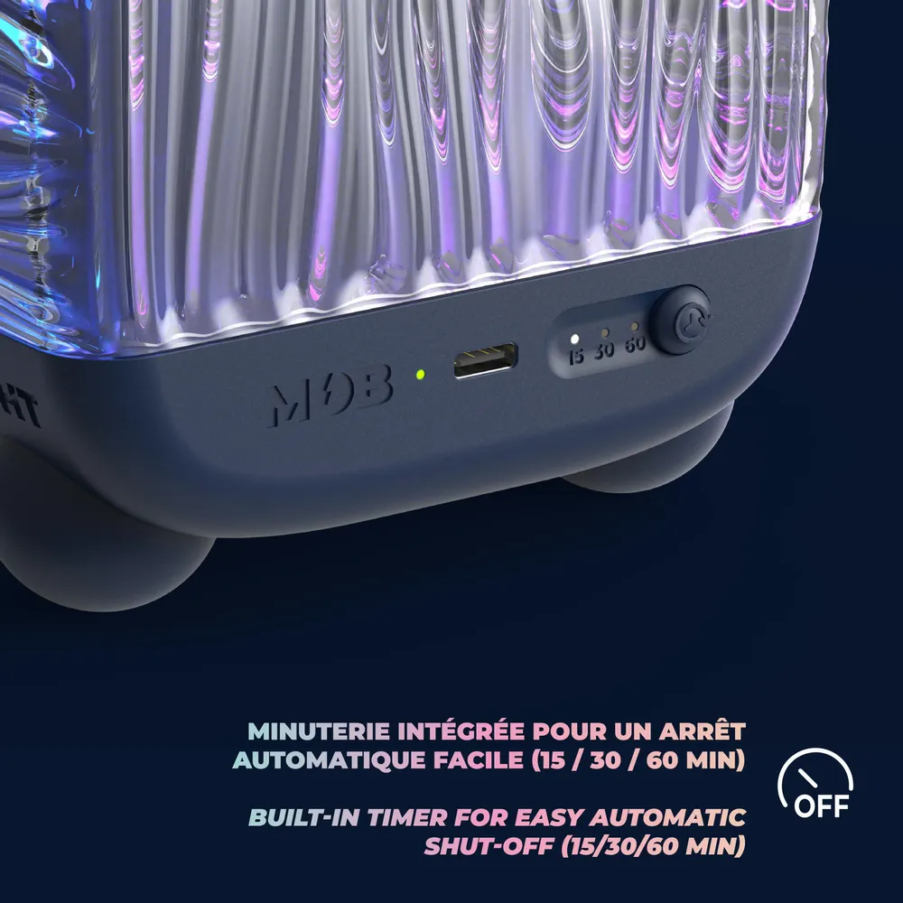 Children's lighting - Wavy Light — Ocean Projector with White Noise and Bluetooth Speaker - MOB