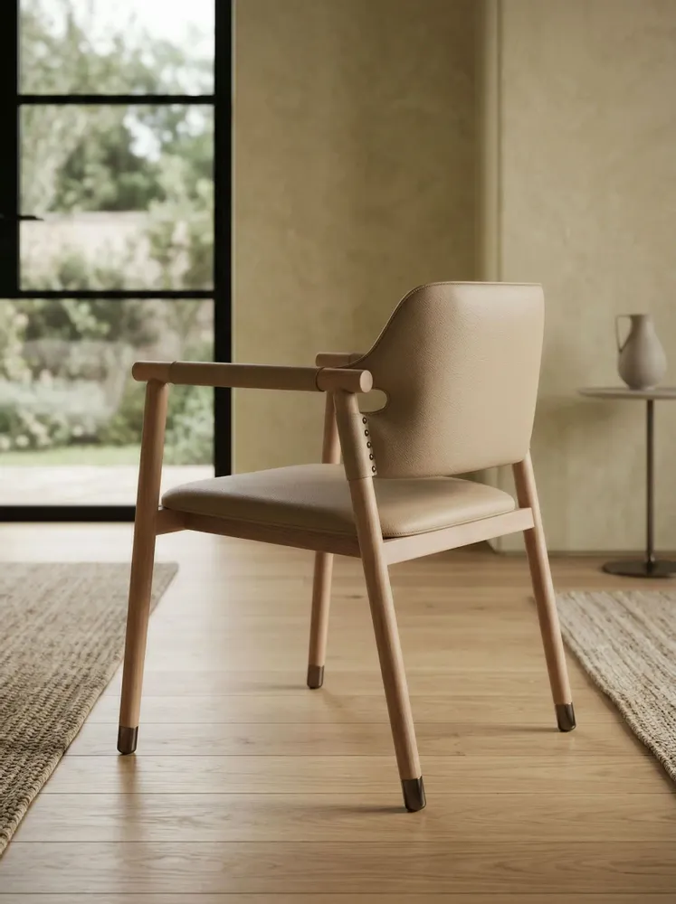 Chaises - Chaise Aarhus Creme - EMPREINTE DU TEMPS