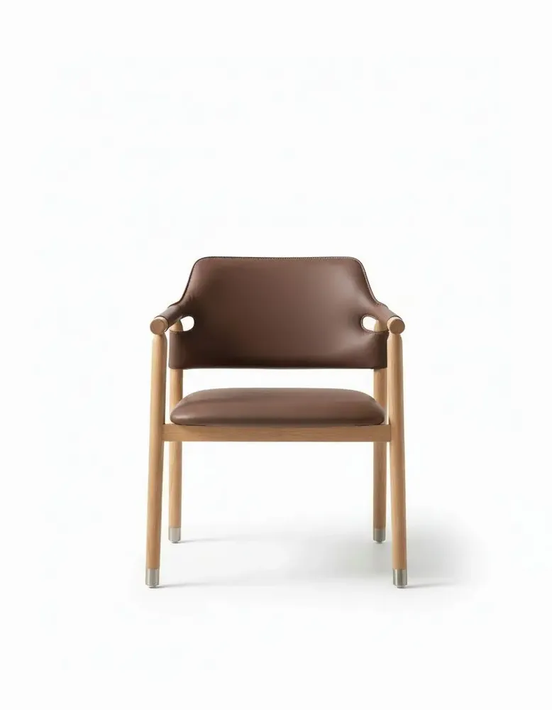 Chaises - Chaise Aarhus Marron Chocolat - EMPREINTE DU TEMPS