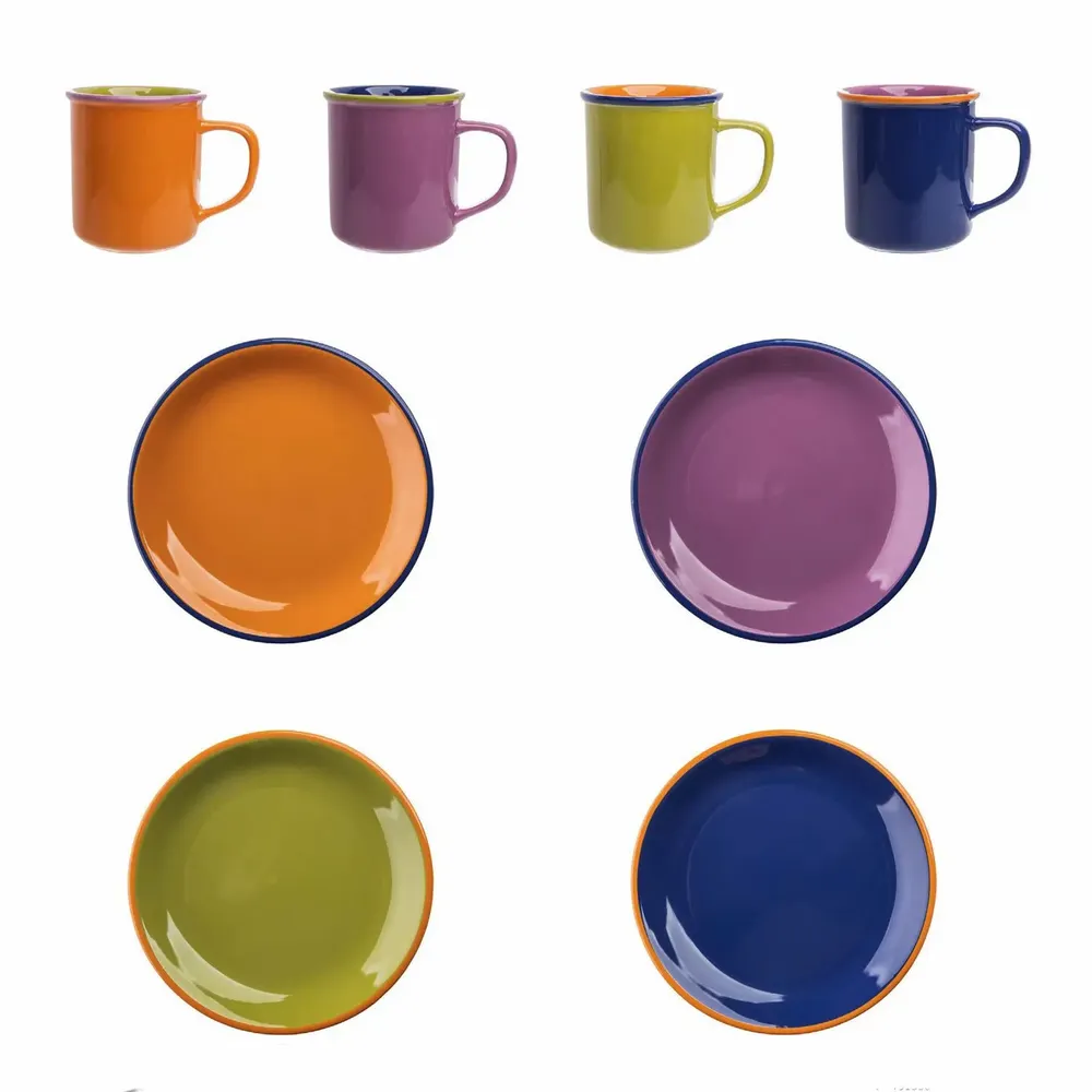 Assiettes au quotidien - Collection de vaisselle colorée COLOURI - TRANQUILLO