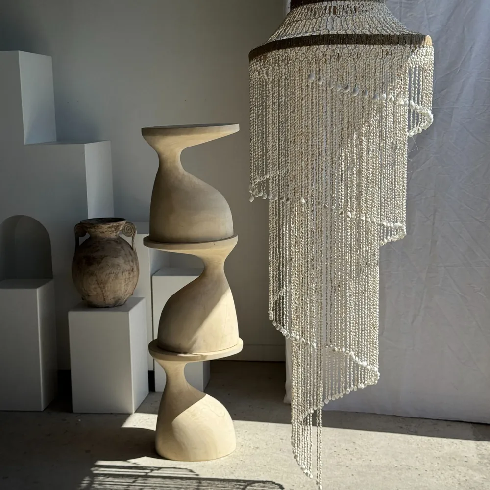 Objets de décoration - Immense suspension coquillage torsadé H208 D57 - OFFICE OBJETS