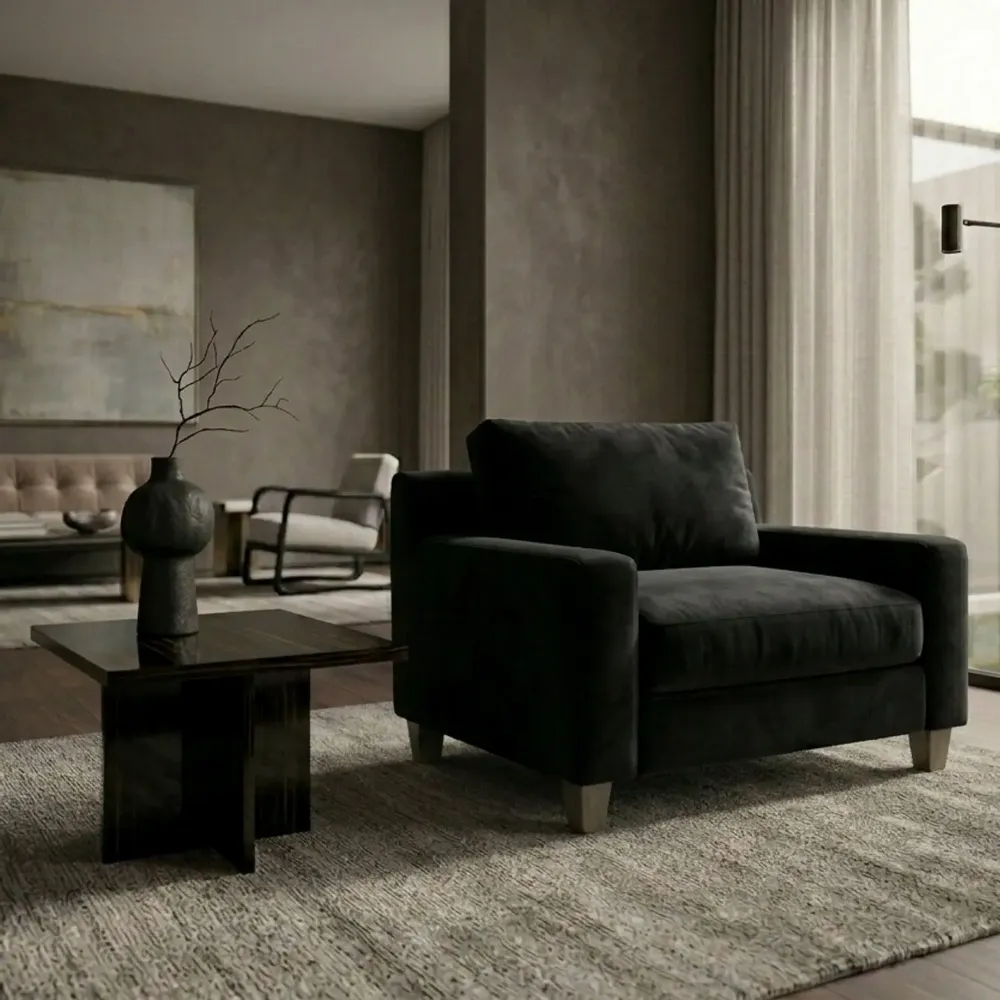Sièges pour collectivités - Fauteuil Suga Black|Fauteuil - CREARTE COLLECTIONS