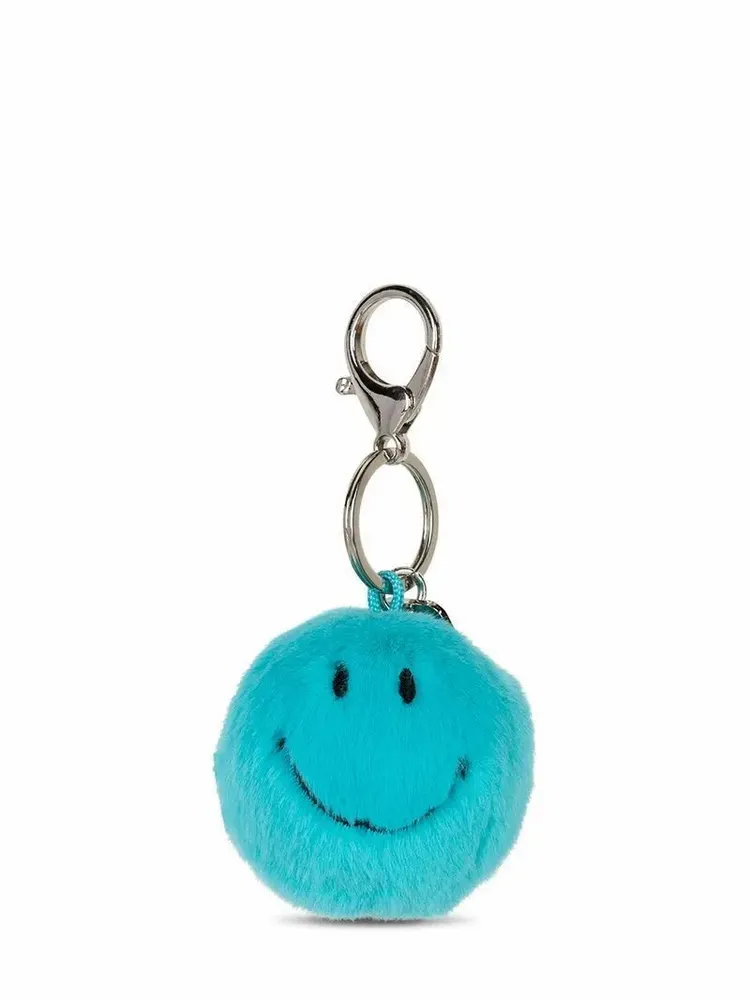 Soft toy - SMILEY Keychain – 5.5 cm of pure happiness - Turquoise - STEMPELS ET CO