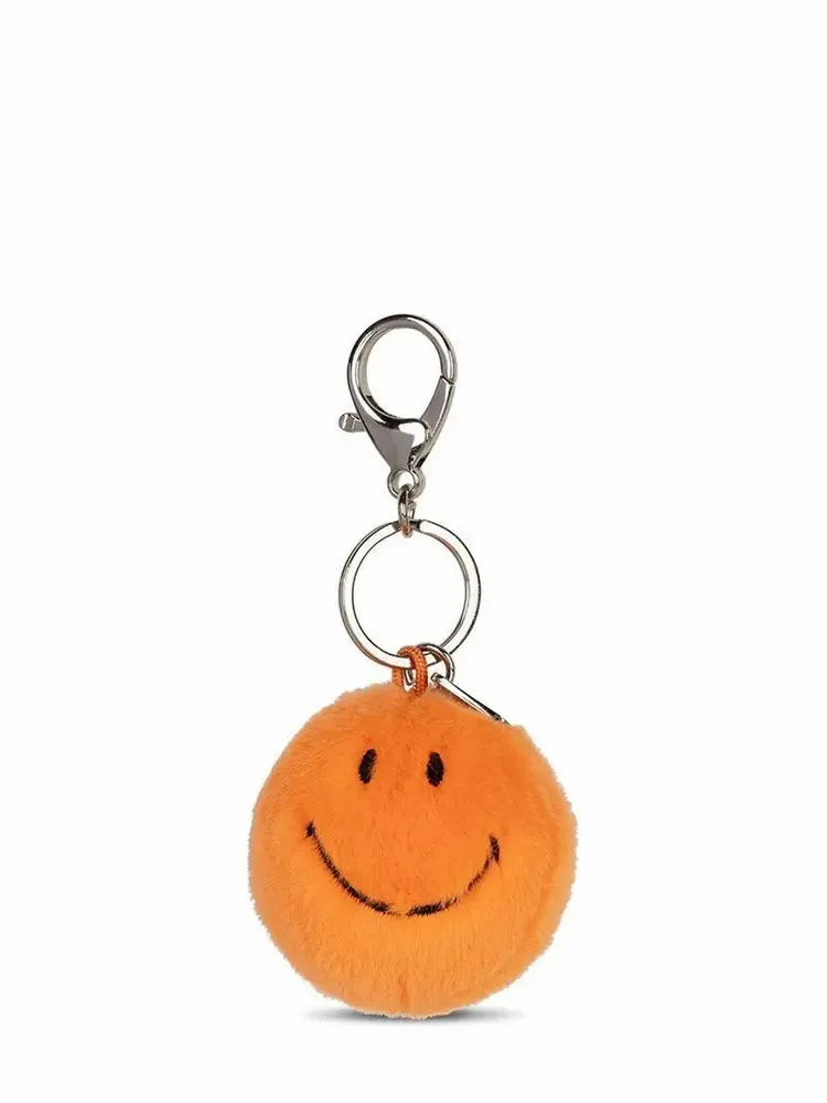 Soft toy - SMILEY Keychain – 5.5 cm of pure happiness - Orange - STEMPELS ET CO