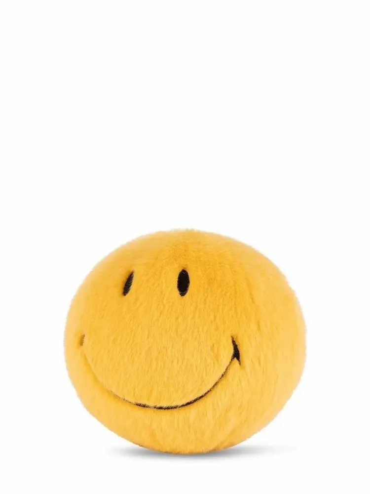 Soft toy - SMILEY Plush Toy – 13cm Fuzzy - Yellow - STEMPELS ET CO