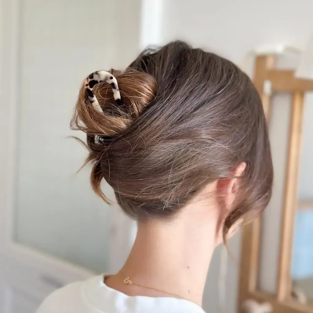 Soins cheveux - Pic à chignon écaille Grand Format - BACHCA