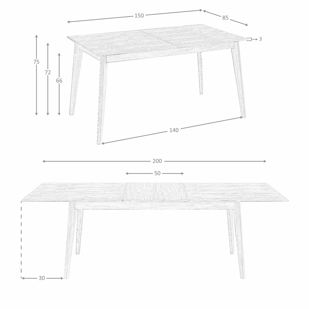 Dining Tables - Walnut extendable dining table - ANGEL CERDÁ