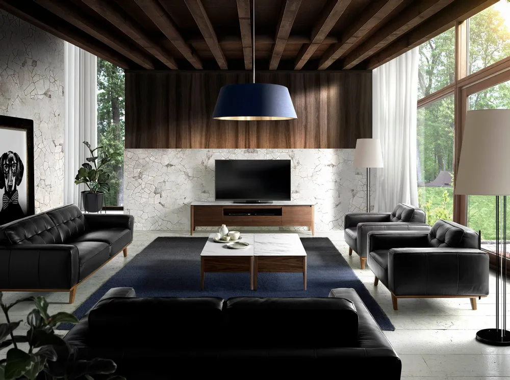 Armchairs - Upholstered armchair upholstered cowhide leather - ANGEL CERDÁ