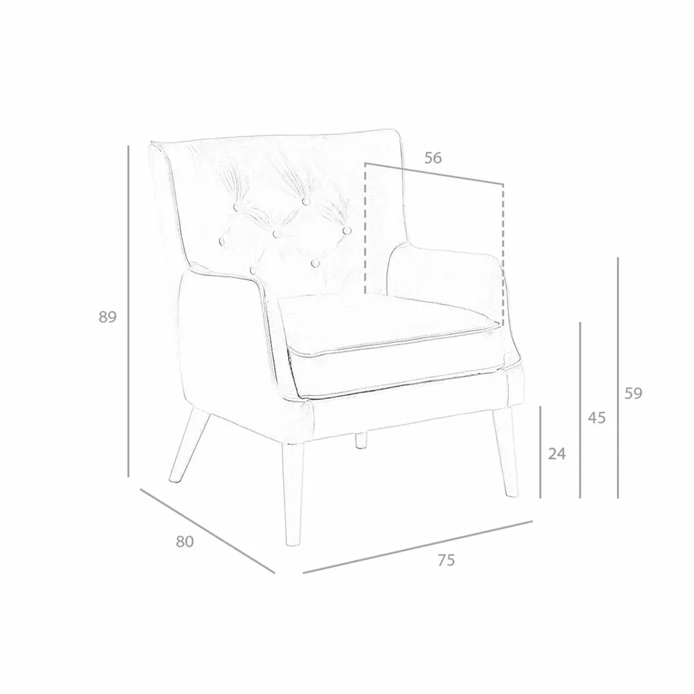 Fauteuils - Fauteuil Chester en cuir gris foncé - ANGEL CERDÁ