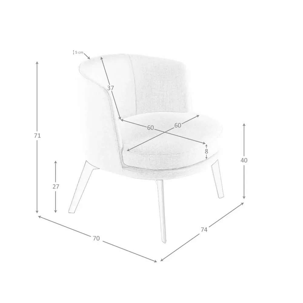 Armchairs - Cream fabric armchair - ANGEL CERDÁ