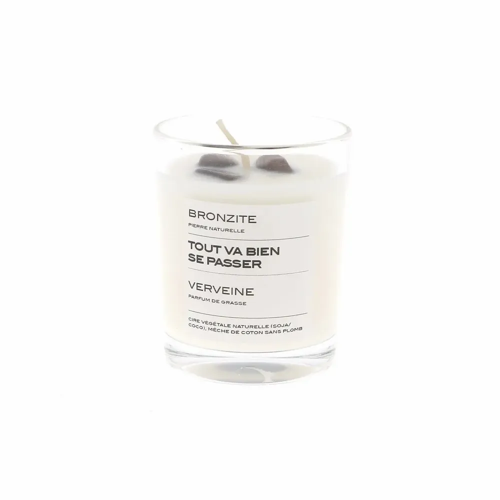 Scent diffusers - EVERYTHING WILL BE FINE scented candle Stones of Life – Bronzite - LIFE ON VENUS