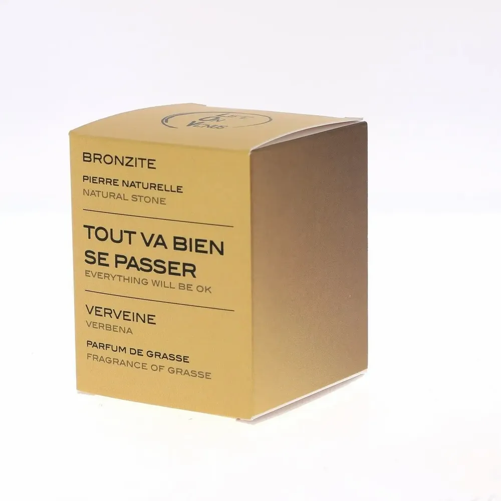 Scent diffusers - EVERYTHING WILL BE FINE scented candle Stones of Life – Bronzite - LIFE ON VENUS