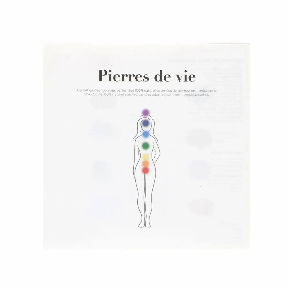 Scent diffusers - 9 MINI LIFESTONE CANDLES SET - LIFE ON VENUS
