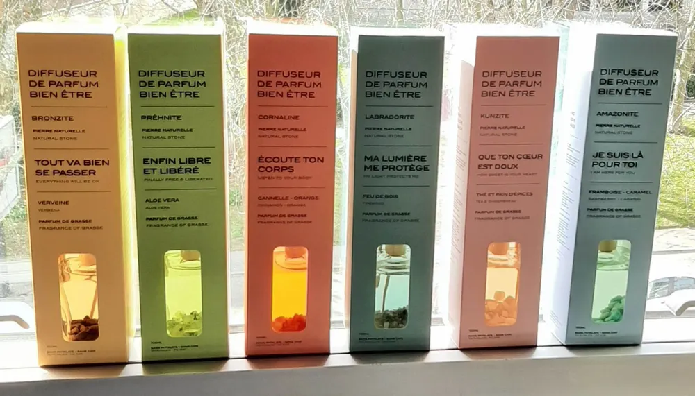 Diffuseurs de parfums - PACK DE 6 DIFFUSEURS DE PARFUM MESSAGE - LIFE ON VENUS