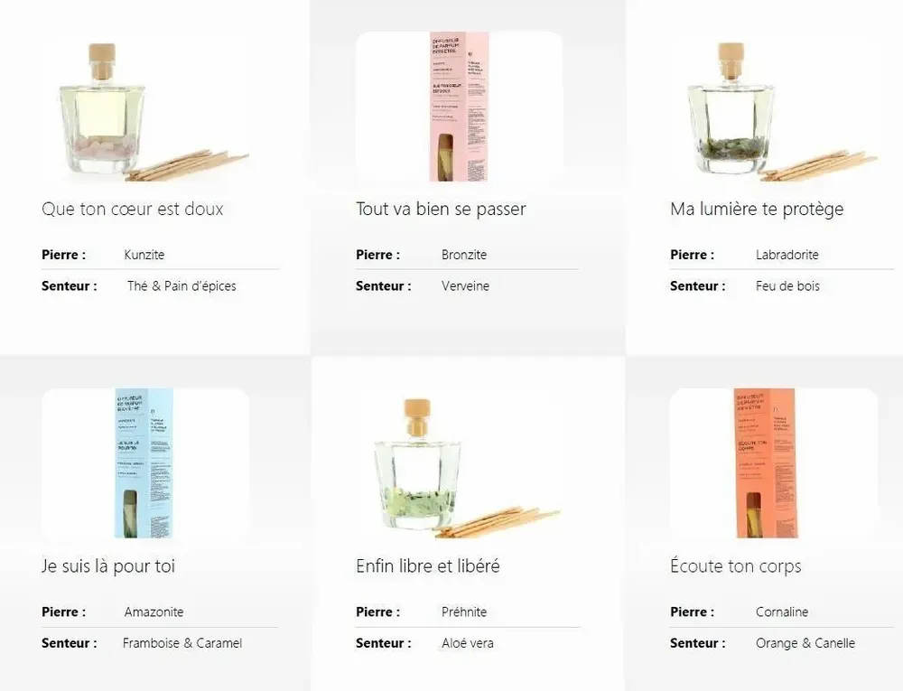 Diffuseurs de parfums - PACK DE 6 DIFFUSEURS DE PARFUM MESSAGE - LIFE ON VENUS