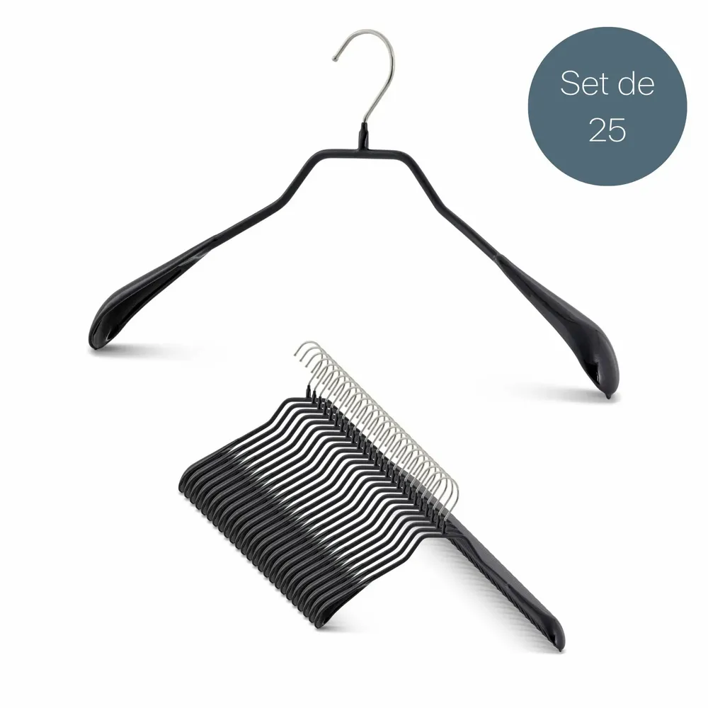 Mobilier et rangements pour bureau - MAWA cintre métal pour vestes noir 42cm par 25 - MAWA