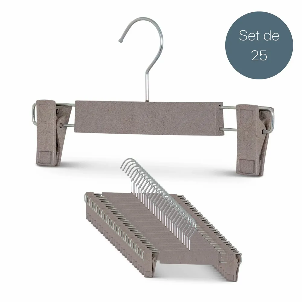 Mobilier et rangements pour bureau - MAWA green hanger pour pantalons gris pierre 30cm par 25 - MAWA