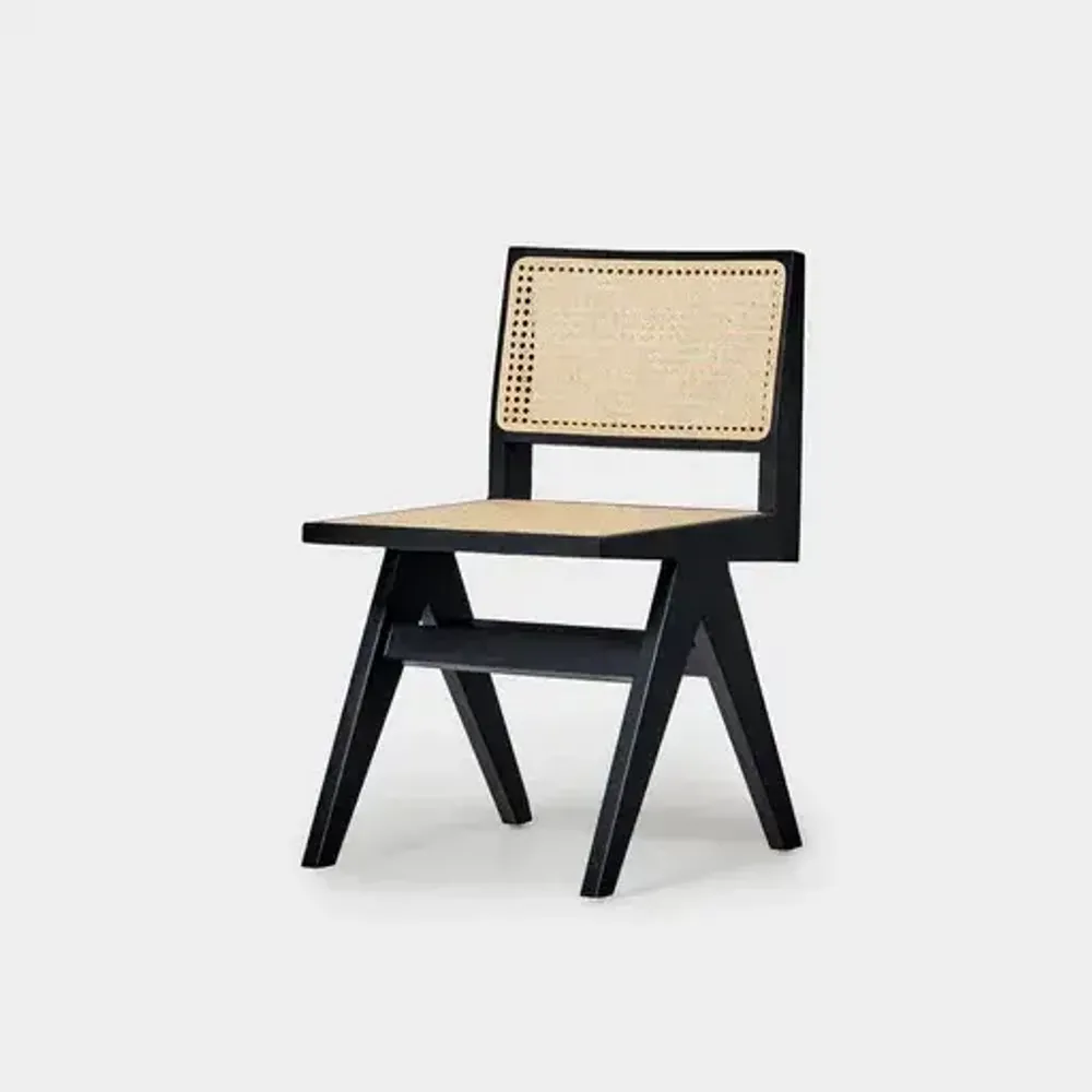 Chaises - Chaise Dwi Tanpa noir - DESIGN TRIP