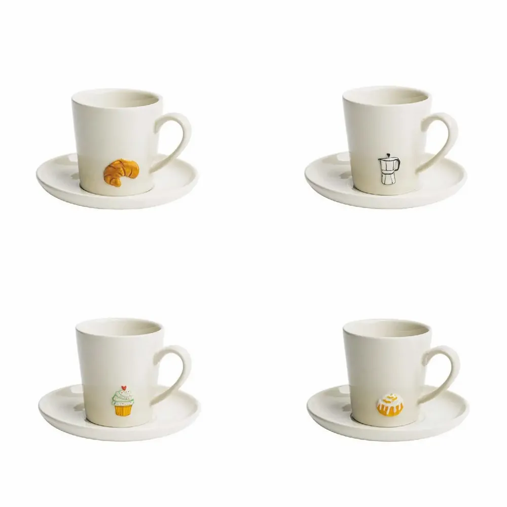Assiettes au quotidien - Tasses à espresso BRUNETTEA - TRANQUILLO