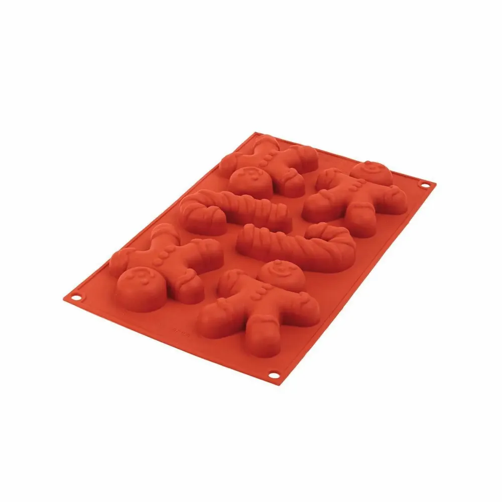 Kitchen utensils - SF106 GINGERBREAD MAN - SILICONE MOULD 95X78 H21 MM - SILIKOMART S.R.L.