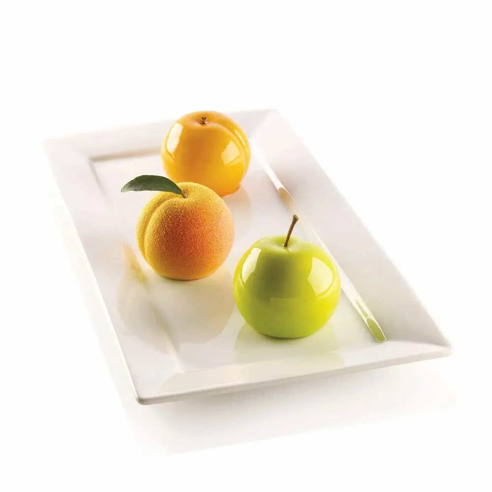 Kitchen utensils - ISPIRAZIONI DI FRUTTA - SILICONE MOULD N.6 ALBICOCCA ø62 H 52 MM - SILIKOMART S.R.L.