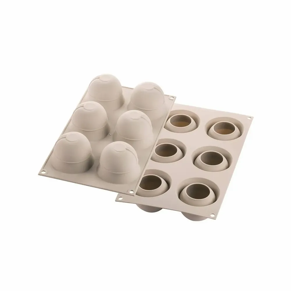 Kitchen utensils - ISPIRAZIONI DI FRUTTA - SILICONE MOULD N.6 ALBICOCCA ø62 H 52 MM - SILIKOMART S.R.L.