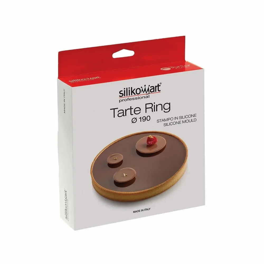 Kitchen utensils - TARTE RING ROUND ø190 H20 MM – MICROPERFORATED RING - SILIKOMART S.R.L.