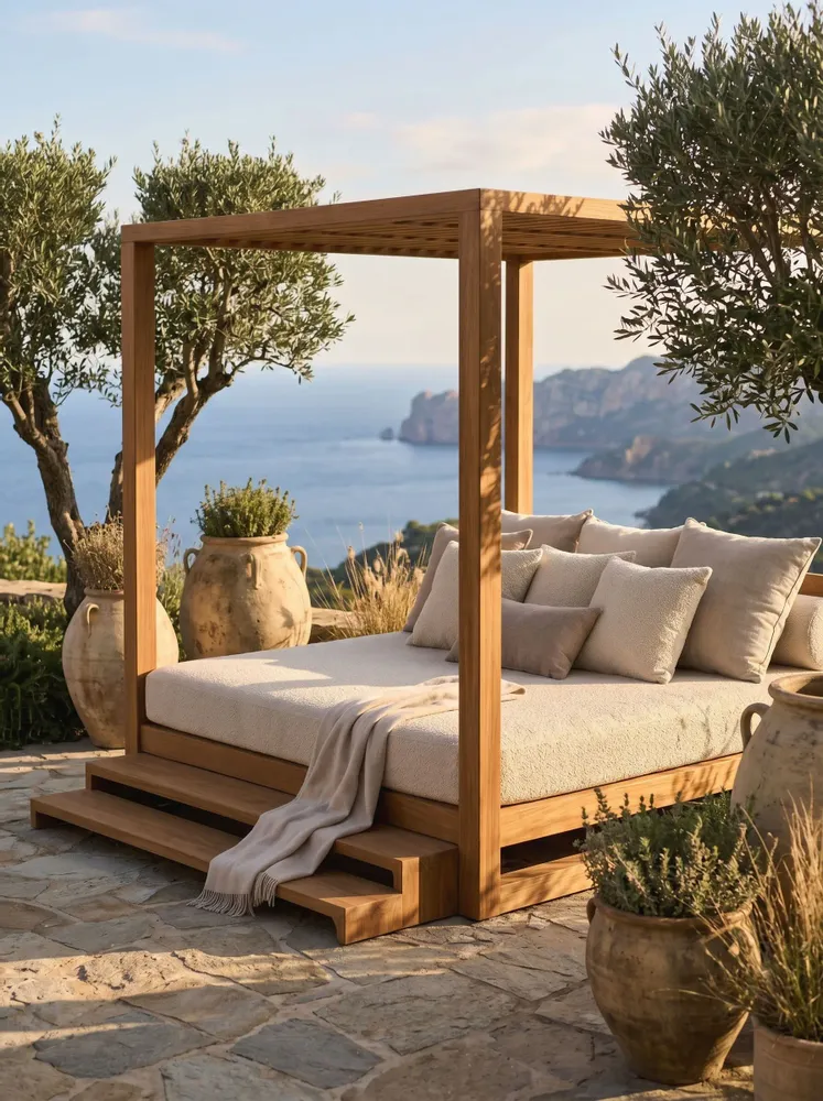 Deck chairs - Double bed - EMPREINTE DU TEMPS