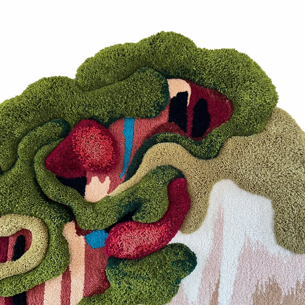 Tapis contemporains - TAPISSERIE MURALE , PIECE UNIQUE , KENE - ATELIER SAGRADO