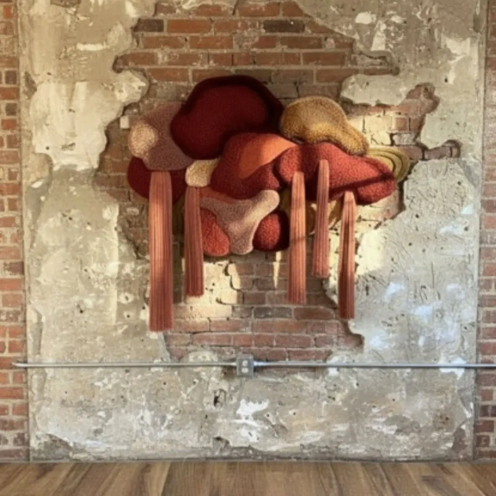 Tapisseries - TAPISSERIE MURALE, PIECE UNIQUE , OEUVRE MATERIA PRIMA I - ATELIER SAGRADO