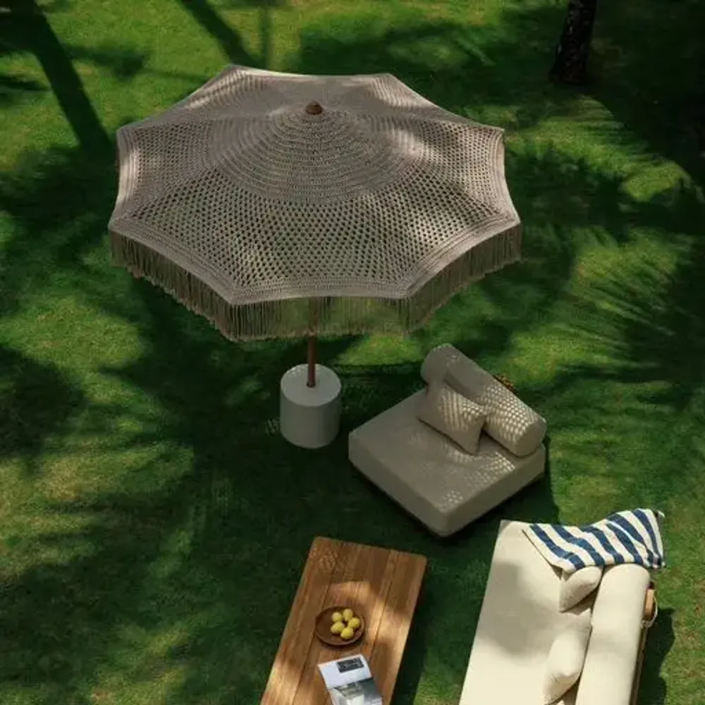 Parasols - Parasol Macra Beige - DESIGN TRIP