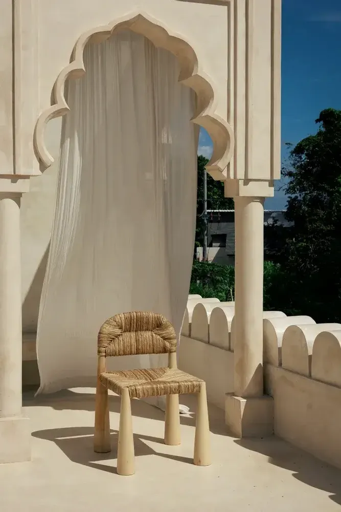 Chaises - Éléphant - teck blanchi - DESIGN TRIP
