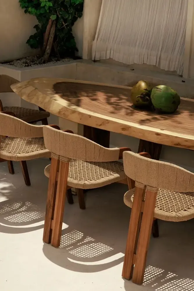 Chaises - Trépied - Naturelle - DESIGN TRIP
