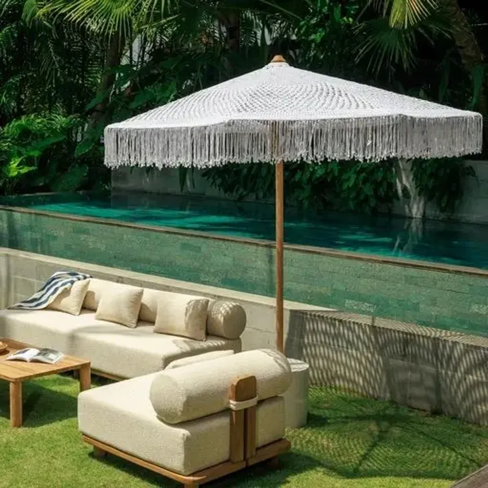 Parasols - Parasol Macra Blanc - DESIGN TRIP