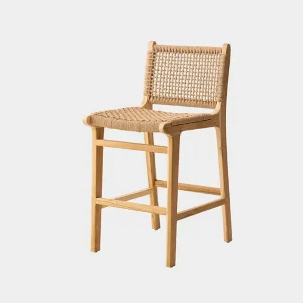 Tabourets - Punta - teck blanchi - DESIGN TRIP
