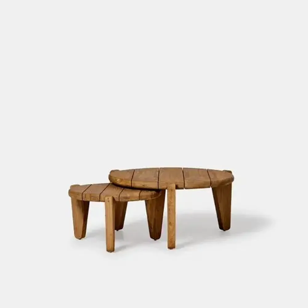 Tables de jardin - Coffee Set - lot de deux tables basses - DESIGN TRIP