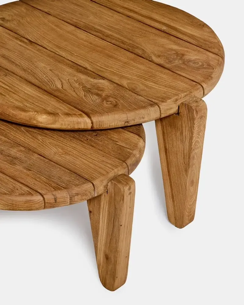 Tables de jardin - Coffee Set - lot de deux tables basses - DESIGN TRIP
