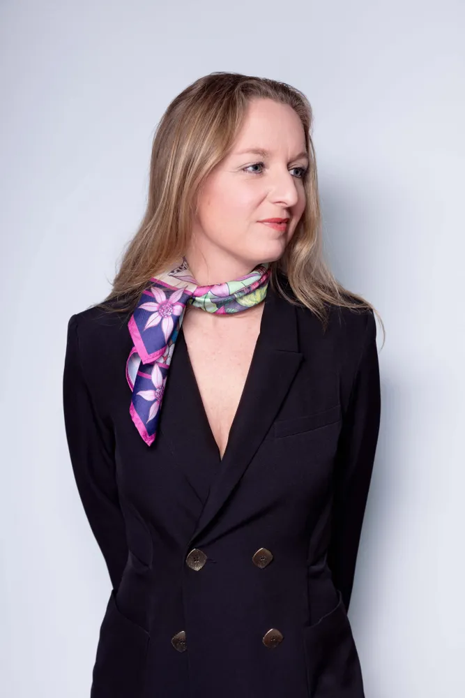 Foulards et écharpes - foulard en satin , Création et impression françaises - KOUNTHEA RETH
