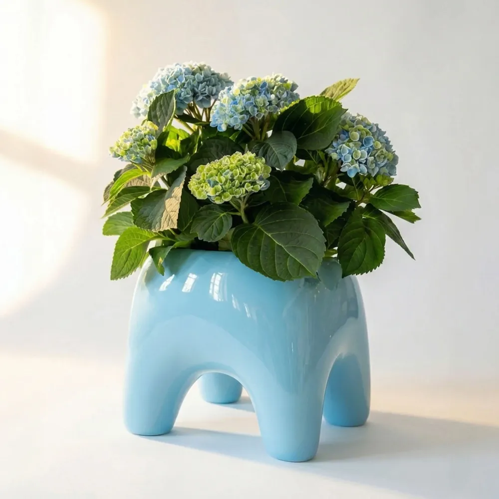 Pots de fleurs - Cache-pot BUDDY – Bleu Ciel - BIBAH