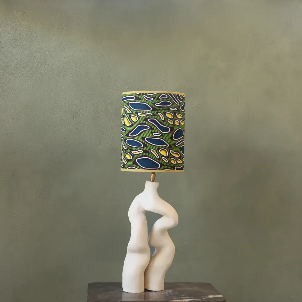 Lampes de table - Lampe de table en céramique faite main Roots - STUDIO WILD ORANGE